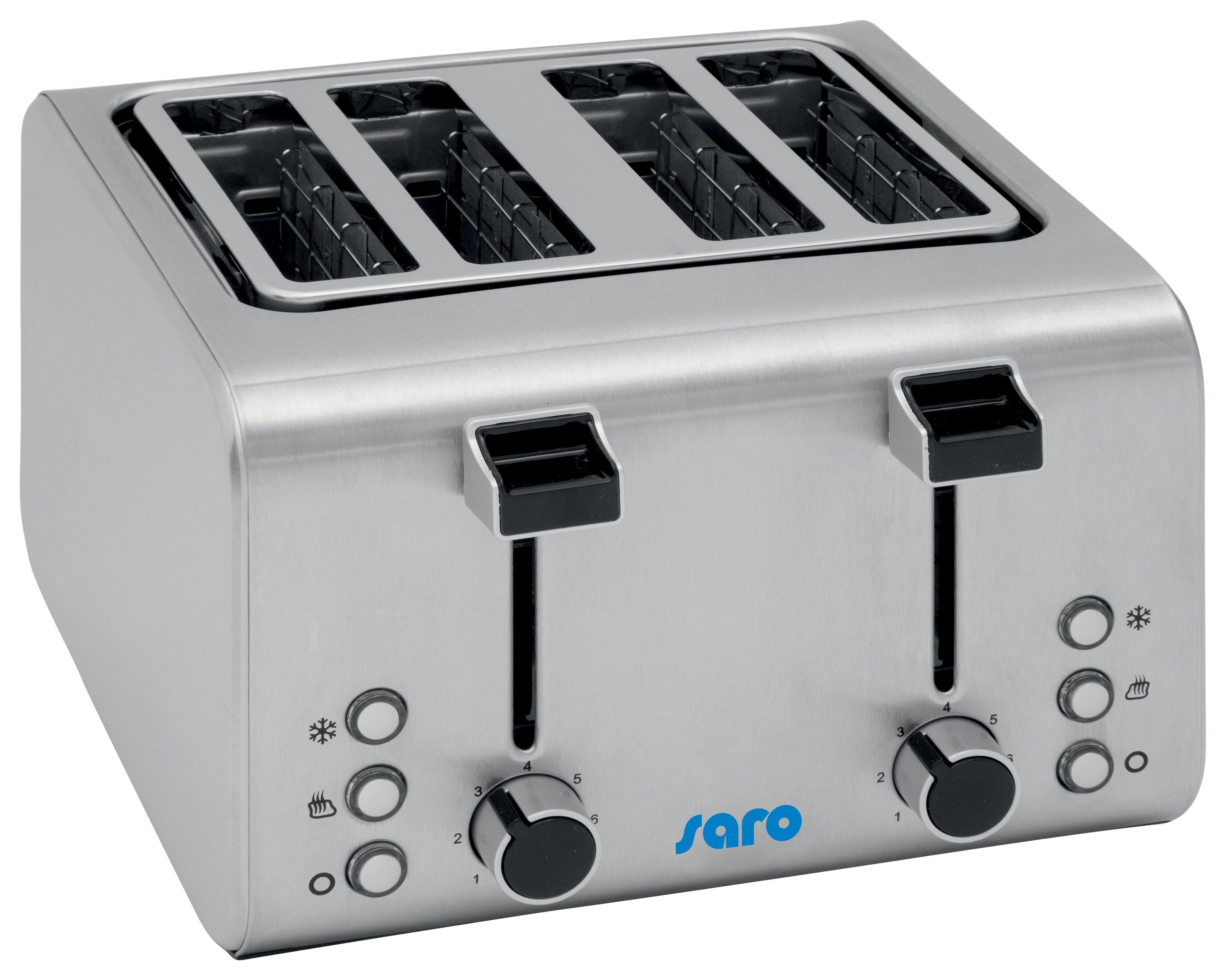Saro ARIS 4 - Broodrooster - 4 Snedes - 1600W - RVS