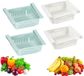 Ibenzoa® Set de 4 tiroirs de réfrigérateur réglables