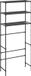 vidaXL Opbergrek voor boven wasmachine 3-laags 69x28x169 cm zwart