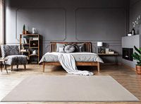 Mia's Teppiche "Bella" woonkamer tapijt, hoogpolig 60x90 cm, beige