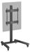 KIMEX Wielen TV-standaard voor schermen van 60 tot 100 inch, verticale stand, zwart