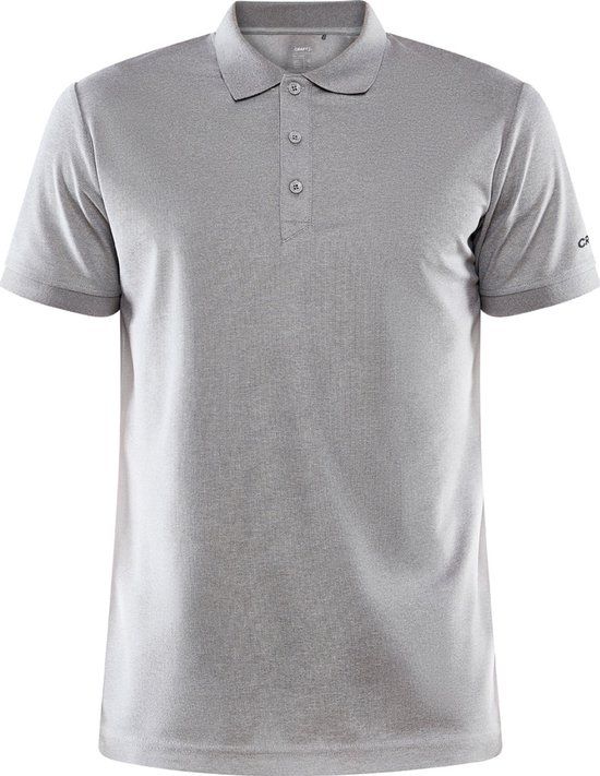 Craft Unify Polo Heren - Grijs Gemeleerd - XXL