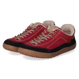 Rieker leren veterschoen voor dames, rood – extra breed