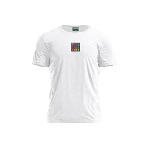 Bona Basics Men's Digital Print T-Shirt - White - Size S