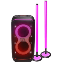 JBL Partybox 320 + 2x JBL Partylight Stick