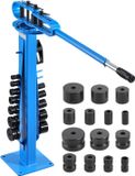 VEVOR Pijpenbuiger, pijpbuigmachine met max. buitendiameter van 50,8 mm en 14 buigmallen, 200° pijpbuiggereedschap voor koperen, aluminium en ijzeren pijpen, HVAC, airconditioning, koelkasten en autoreparaties
