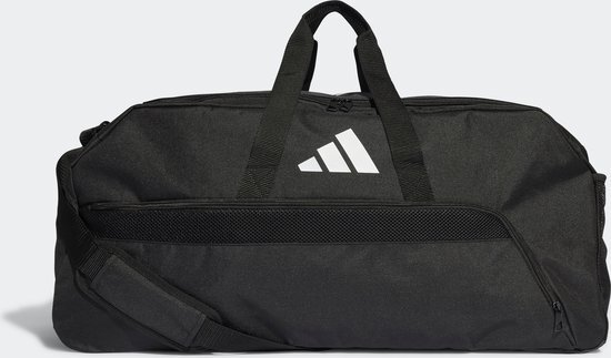 Adidas Unisex Duffel Tiro L Duffle L, zwart/wit, HS9754, maat NS, Zwart/Wit, NS, Sports