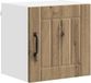 vidaXL Wandkast LUCCA Artisanaal eiken 40 x 31 x 40 cm Bewerkt hout