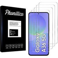 Phonillico® Gehard glas voor Samsung Galaxy A36 5G [Pack 4]
