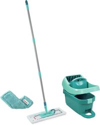 Leifheit Profi XL Vloerwisser - Compleet Systeem met Wieltjes - 42 cm - Micro Duo + Static Plus
