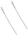 Brosse d'évacuation flexible avec noyau métallique solide, lot de 2