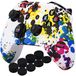 YoRHa Rubber Siliconen Cover Skin Case voor Xbox One S/X Controller (Graffiti) met 8 PRO Thumb Grips