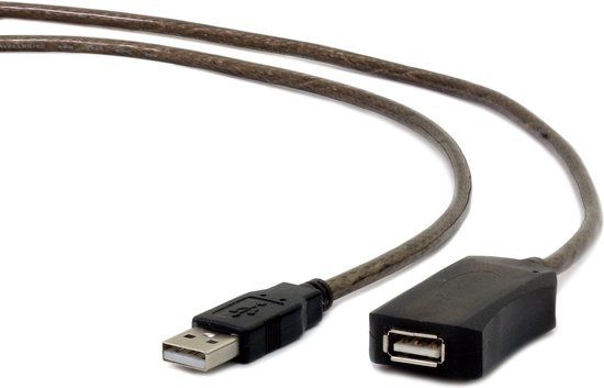 Gembird UAE-01-10M USB 2.0 Extension Cable - 10 m - Black