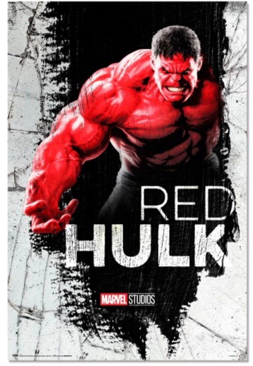 Grupo Erik Marvel Poster - Captain America Brave New World Hulk - 36 x 24 inches / 91.5 x 61 cm