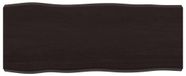 Tablette de table en chêne massif 100 x 40 cm