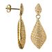 Orphelia Oorhanger Pave In Lines Zirconium 158 Stones Silber Vergoldet