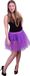Merkloos / Sans marque Partyxplosion B.V. Tule rokje voor dames - carnaval verkleed rokje - paars - onderrok - petticoat - one size