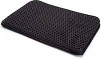 Nobleza Kattenbakmat - Grit Opvanger - 3 Lagen - 60x45 cm - Zwart