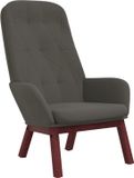 vidaXL Relaxstoel fluweel donkergrijs