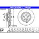 ATE Lot De 2 Disques De Frein 24.0130-0246.1 Land Rover Lr059122