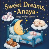 Sweet Dreams Anaya: Personalized Children's Bedtime Story book