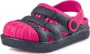 Ladeheid Clogs Kinderen - Tuinschoenen - Lichte - Kinderschoenen - Meisjes - Jongens – Donkerblauw roze – 24 - LA-KL-056