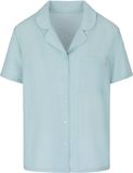 Hunkemöller Pyjama Jacket Crinkled Bleu
