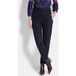 Goldner Fashion Jersey broek CARLA van kreukarme viscose - marine - Gr. 26