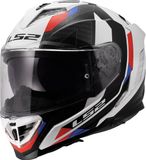 LS2 FF818 Storm III Sporty Helm - Integraalhelm - Wit/blauw/rood - Maat XL