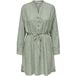 ONLY Robe-chemise 'ONLCory' crème / vert olive