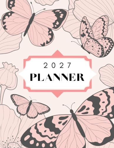 2027 Planner: Daily, Weekly and Monthly Organizer with Goal Tracker, To Do Lists, Appointments, Notes, Habit Tracker and Productivity Planning Calendar