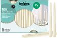 Bolsius 103400335505 Taps Ivoor, 10", Crème (Pack van 100)