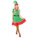 Rubies 1000905M000 Elf Volwassen Fancy Dress Vrouwen, Veelkleurig, 14-16