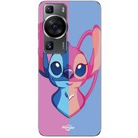 Maniacase Behuizing Huawei P60 STITCH ET ANGEL BLEU ET ROSE