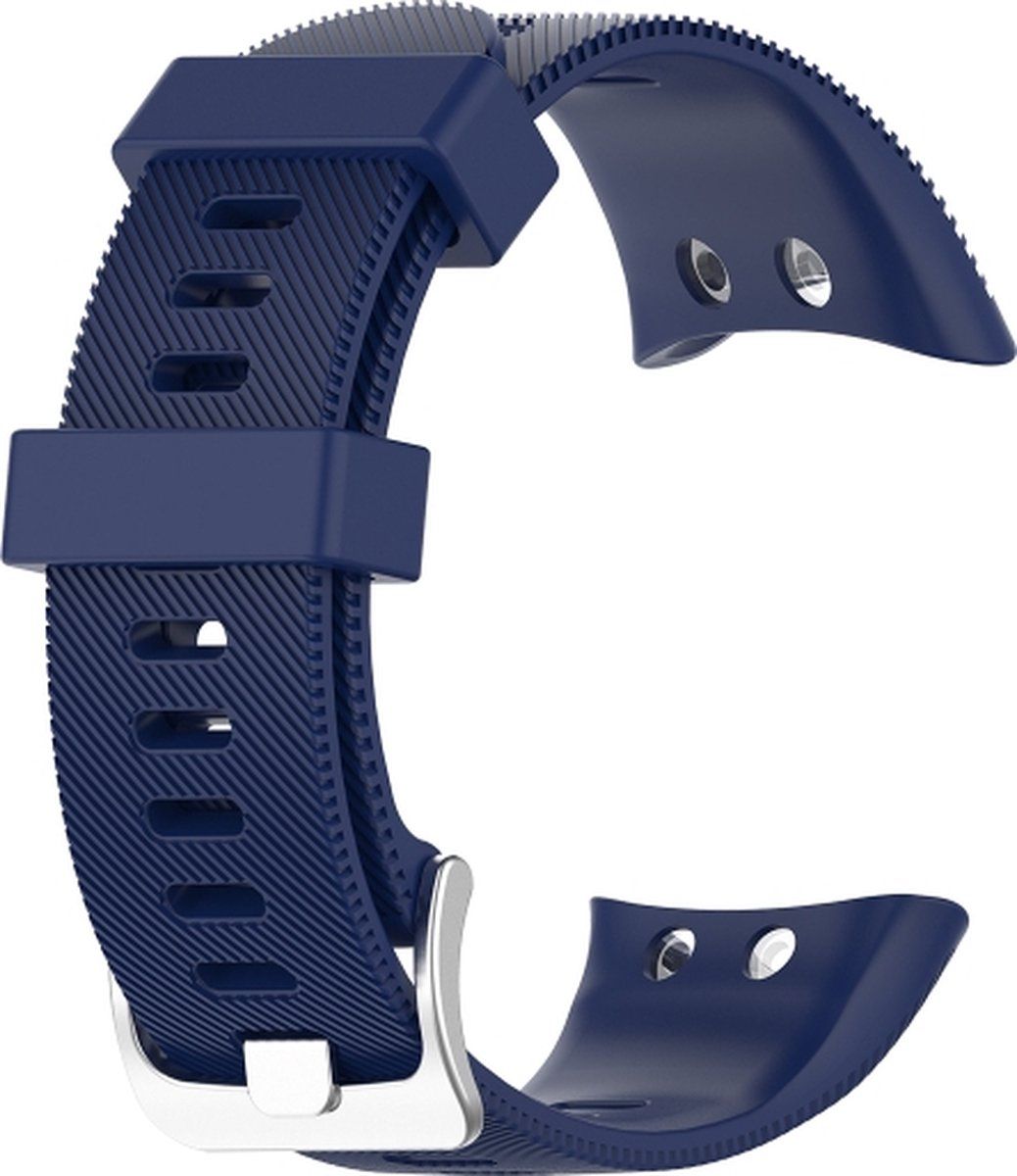Intercella Siliconen bandje - geschikt voor Garmin Forerunner 45 en Forerunner 45S - blauw