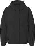 VAUDE Mineo regenjas, hardshelljas, dames outdoor sportjassen, waterdicht, winddicht, hardshell, capuchon, losse pasvorm
