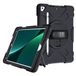 Case iPad Air3 2019/iPad Pro 10.5 2017 Case with Folding Stand, 3-in-1 Shockproof Case with Pen Holder and Wrist Strap - Black