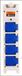 Connectra Bloc de contact Nylon 4 voies 10m Câble - IP44 - 230V