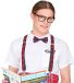Widmann Srl Verkleedset nerd / schooljongen