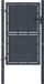 vidaXL Portail de jardin acier 100x125 cm anthracite