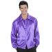 Widmann Paarse satijnen disco blouse XL