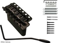 Wilkinson WVCS/B Tremolo avec finition noire et bloc en acier