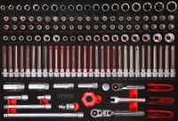 KS BRILLIANT TOOLS KS Tools 811.0124 3/8'' dopsleutelset in schuimrubberinleg, 124-dlg