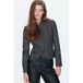 Mango Getailleerde Geruite Blazer Met Wol - Blauw/Grijs