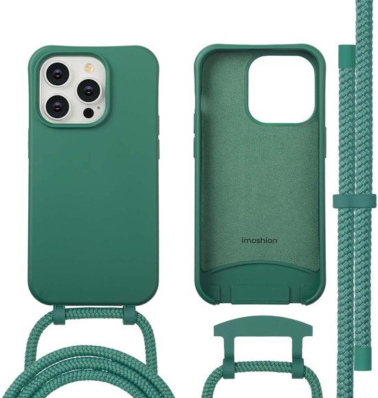 imoshion Color Backcover met afneembaar koord met MagSafe voor de Apple iPhone 14 Pro - Donkergroen