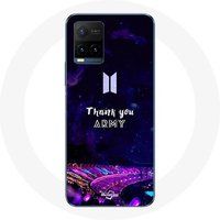 Maniacase Etui voor Vivo Y21s 2021 / Y21 2021 Bangtan Sonyeondan Concert BTS Army Bomb Lightstick