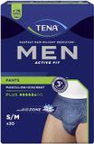TENA MEN ACTIVE FIT PANTS PLUS MAAT S/M INCONTINENTIE BROEKJES PAK 30 STUKS
