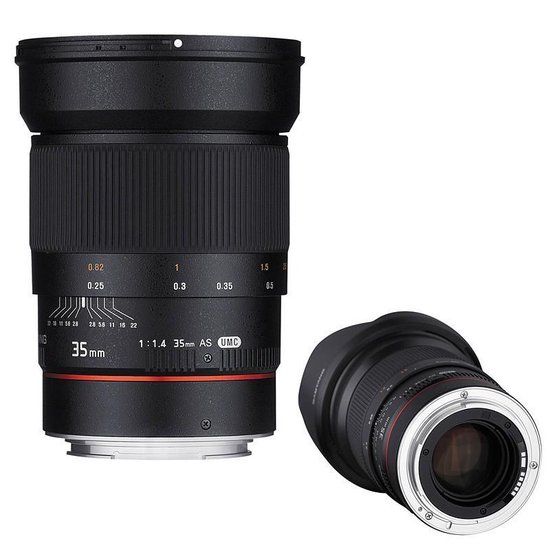 Samyang 35mm F1.4 As Umc - Prime lens - Canon EF - Zwart
