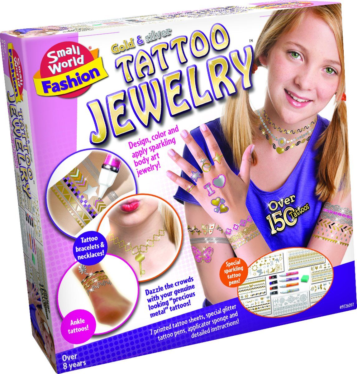 Creative Goud en Zilver Juwelen Tatoeages - 0090543260979