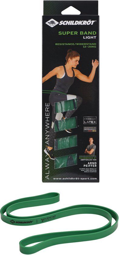 Schildkröt Fitness Weerstandsband Licht 12-20kg Premium Latex 208cm